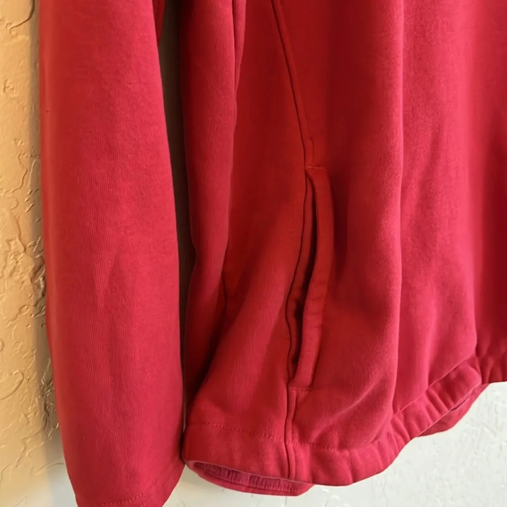 Columbia women's size small salmon pink red pullover sweatshirt mountain scene - Picture 4 of 9